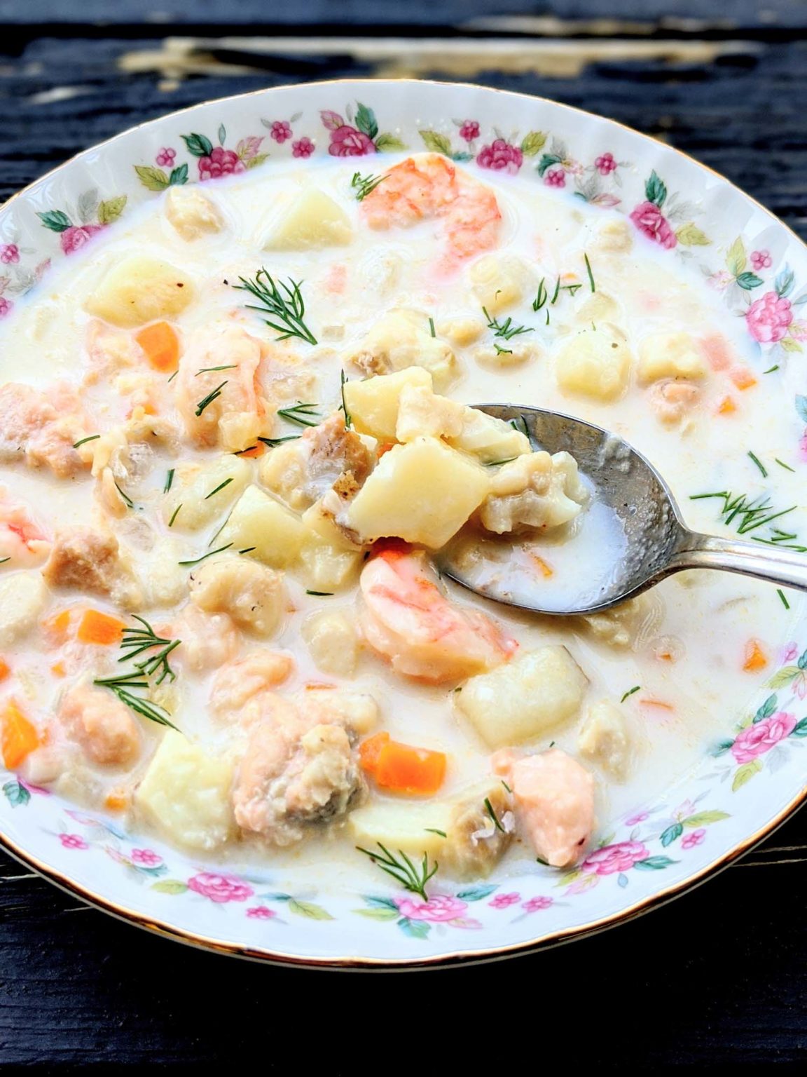 Nova Scotia Seafood Chowder in 20 Minutes Bacon is Magic