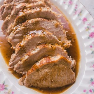 Instant Pot Maple Glazed Pork Loin | Bacon is Magic