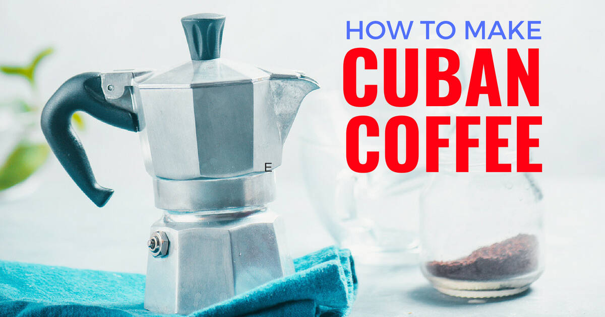 Cuban Coffee Maker