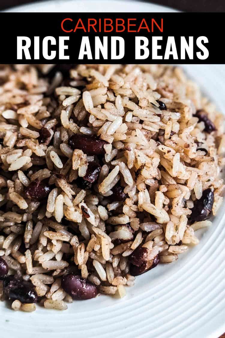 Easy Caribbean Rice and Beans (Coconut Rice + Red Beans)