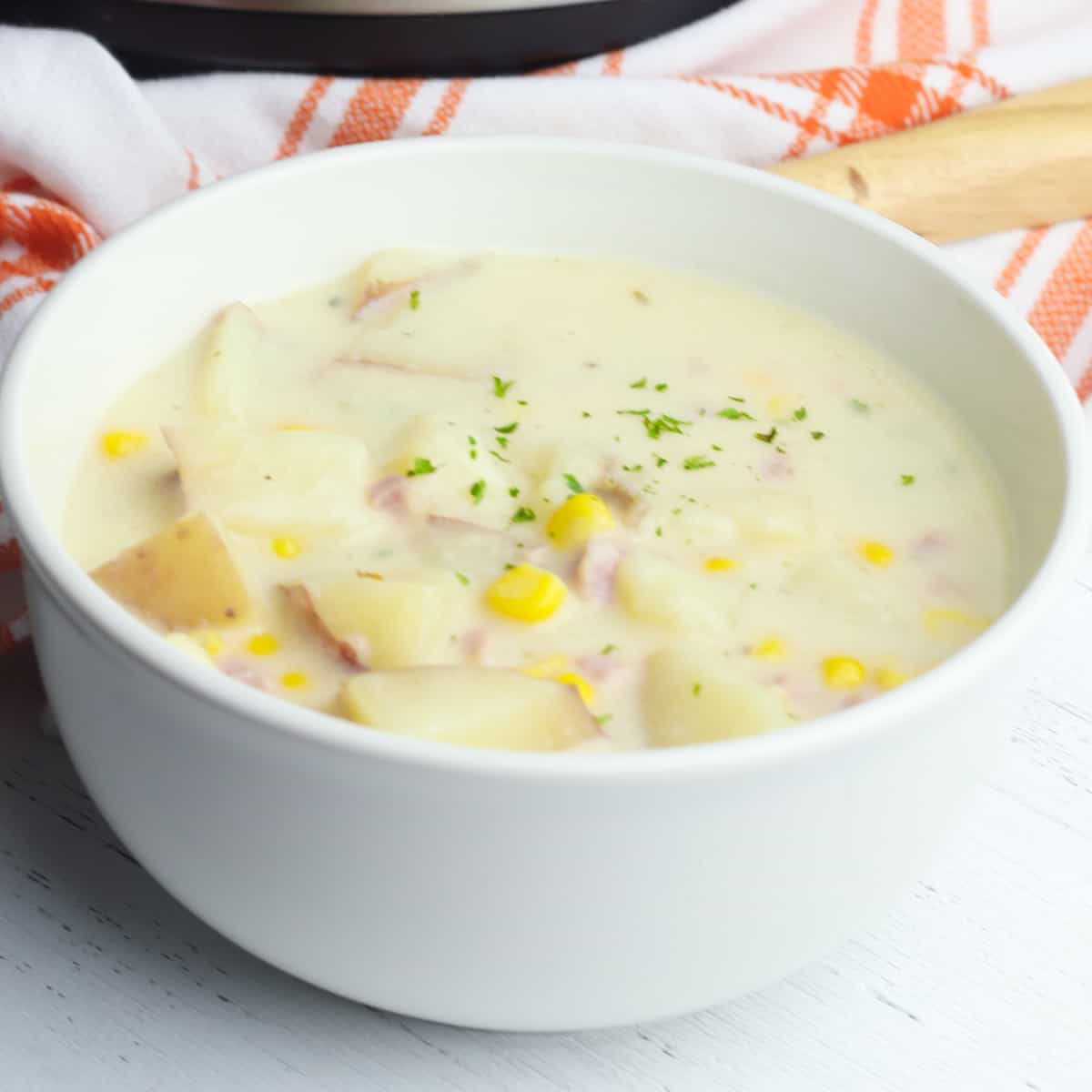 Instant pot corn discount and potato chowder