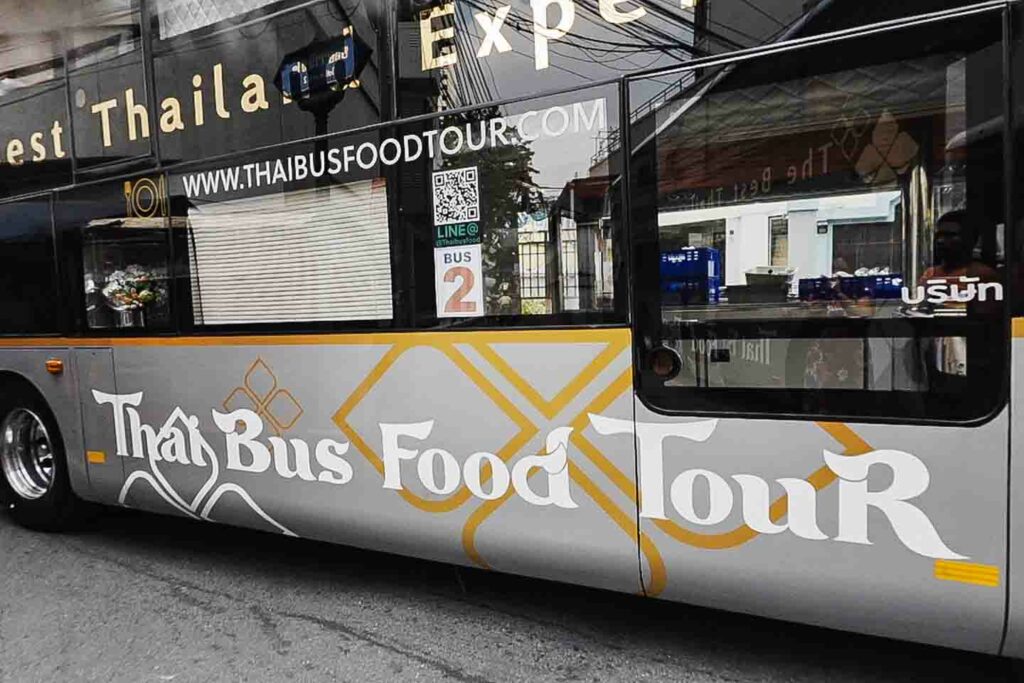 Thai Bus Food Tour Exterior