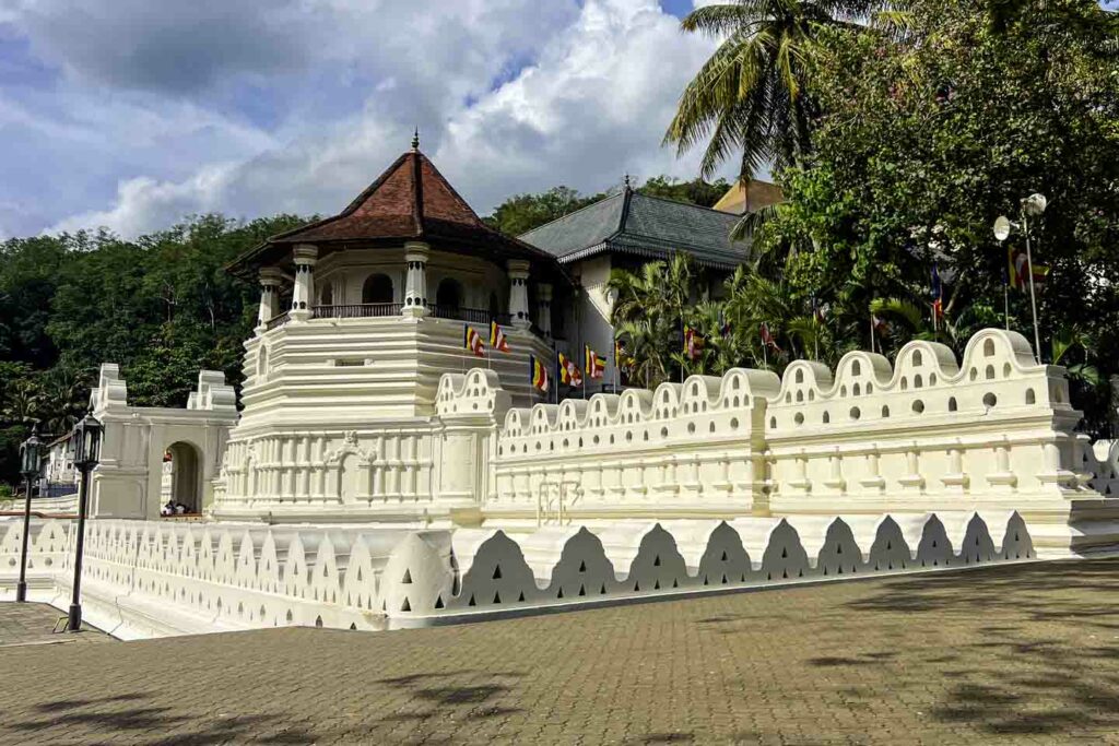 Site of Lord Buddha's Tooth in Kandy Sri Lanka