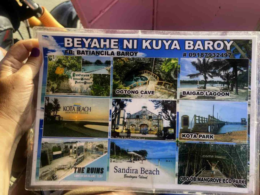 Things to do in Bantayan Island offered by tuktuk drivers