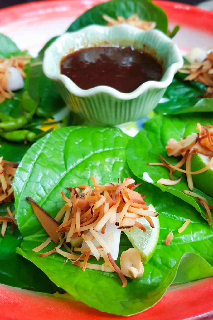 Miang Kham betel leaf food in Chiang Rai