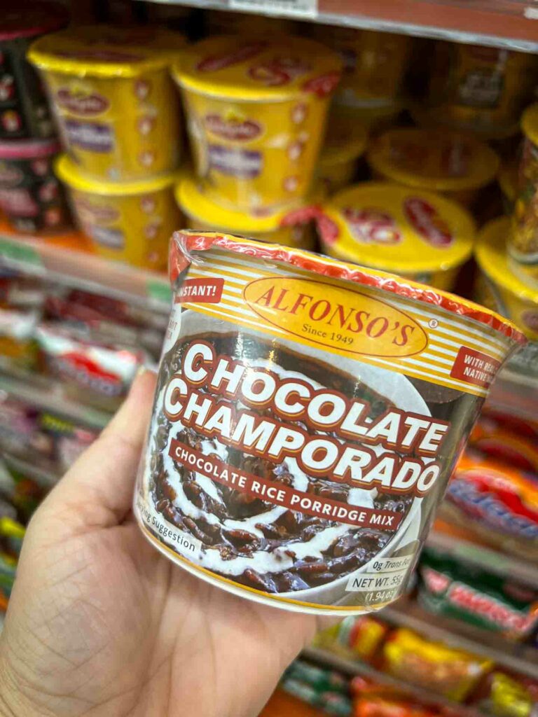 champorado at supermarket one of the most popular foods in Manila