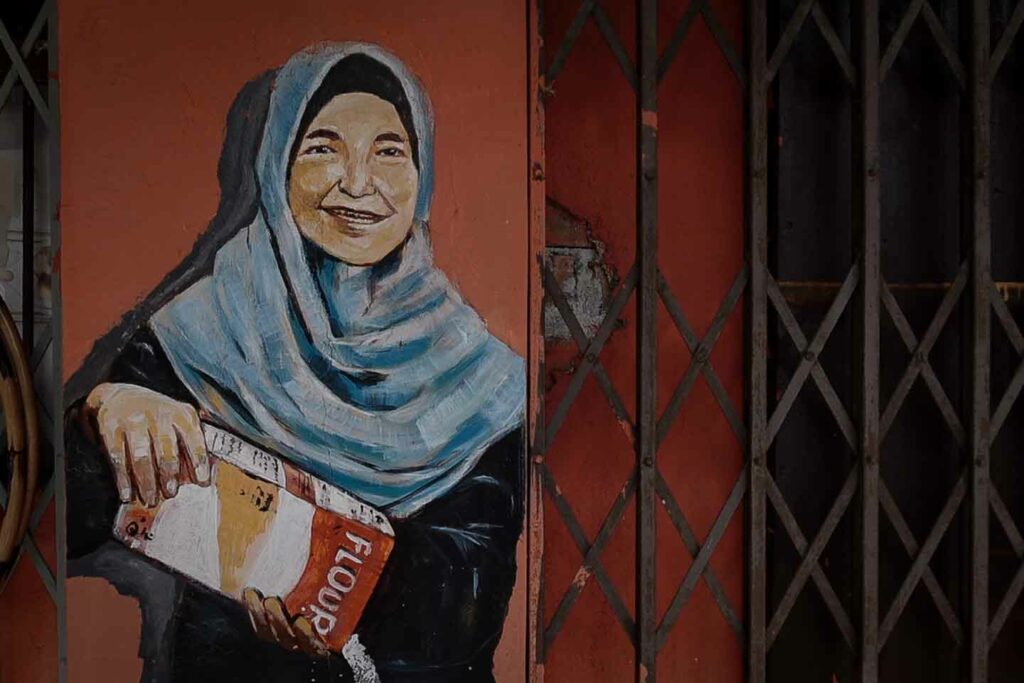 Ipoh flour street art