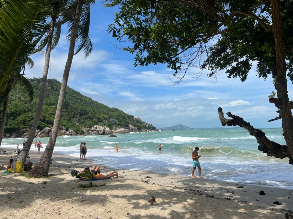 beach in Koh Samui Silver Beach Crystal Bay