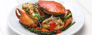 kep food blue crab and kampot pepper