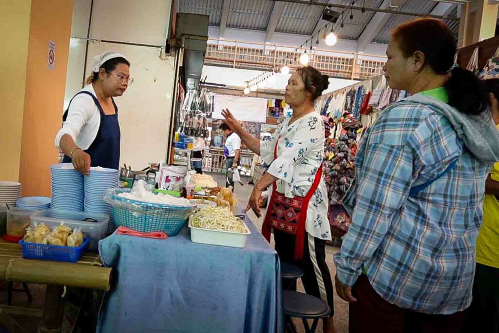 Chiang Mai Market food section